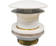 Зливний клапан SP для умивальника, без переливу, білий (100143622)