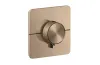 Термостат прихованого монтажу AXOR ShowerSelect ID Softsquare на 2 функції Brushed Red Gold (36754310) image 1
