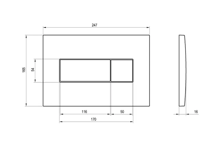 Панель управління Uni білий X01457 image 3