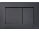 Панель змиву TECEnow з двома клавішами, чорна глянцева (9240403)