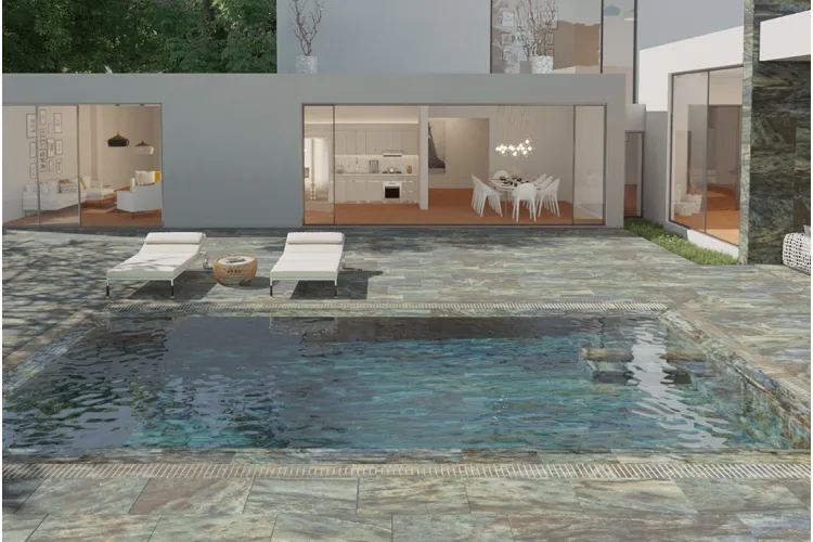 CORAL BLUE ANTI-SLIP 31x62,6x0.9 R. 316 1A (протиковзка плитка для басейну) зображення 4