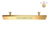 Верхній душ Axor ShowerHeaven 1200х300 4jet без підсвітки, Brushed Gold Optic (10637250)