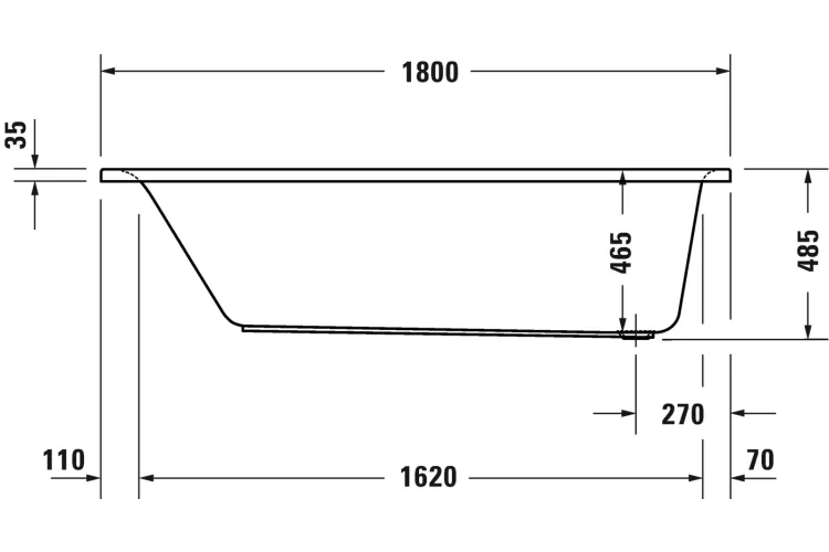 D-NEO Ванна 180x80 см акрилова (700475000000000) image 4