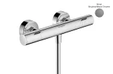 Змішувач з термостатом для душу Ecostat Fine, Brushed Black Chrome  (13324340)