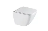 UNICO-BI Унітаз підвісний з с-мою tornado з сидінням s/c, white