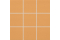 COLOR TWO світло-помаранчева GRS0K650 30х30 (9.8х9.8) рельєфна плитка для басейну на сітці
