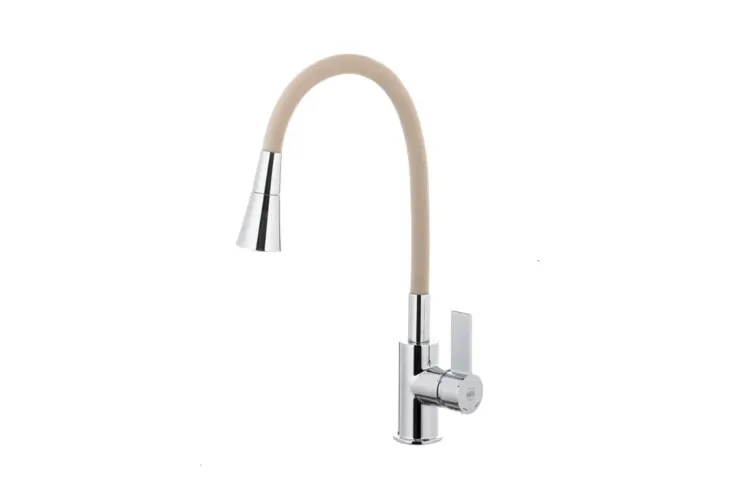 Змішувач для мийки настільний RUMBA chrome-beige 6553-925-51 зображення 1