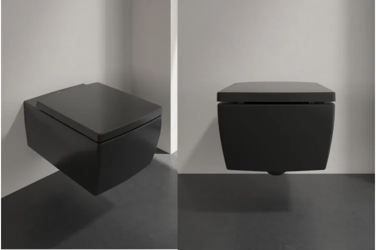 MEMENTO 2.0 Унітаз підвісний  375x560 мм Pure Black Ceramic Plus (4633R0R7)  зображення 4
