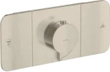 Термостат для 2-х споживачів Axor One, Brushed Nickel 45712820