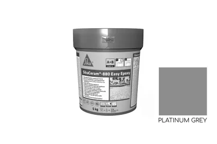 SikaCeram-880 Easy Epoxy(AB) 2к Епоксидна затирка, platium grey 5кг