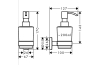 Logis Universal Дозатор підвісний для рідкого мила: хром/скло (41714000) image 2