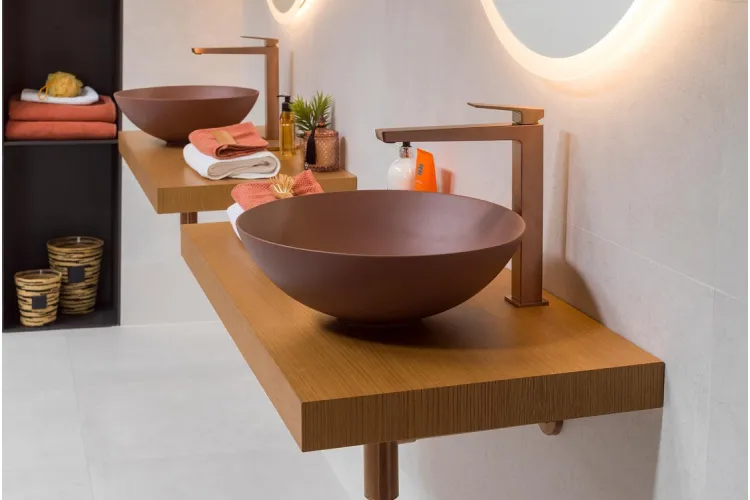 ROUND сифон для умивальника, brushed copper (100318453) зображення 3