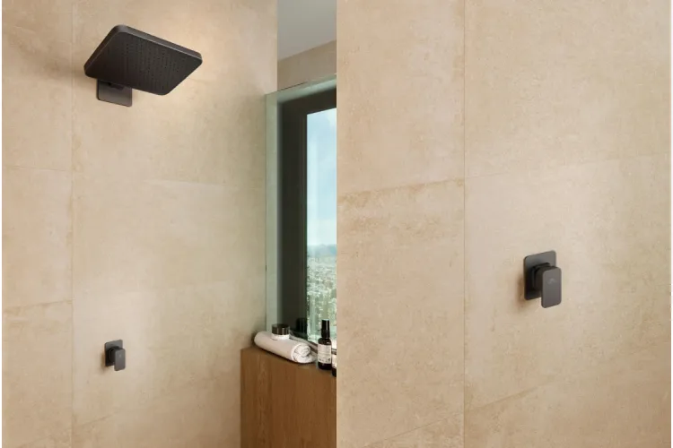LOUNGE, Зовнішня частина змішувача прихованого монтажу для душу, matt black (100347349)  зображення 2