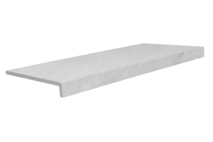 WHITE STONE SQUARE STAIR TREAD 62.5х31.7 (сходинка)