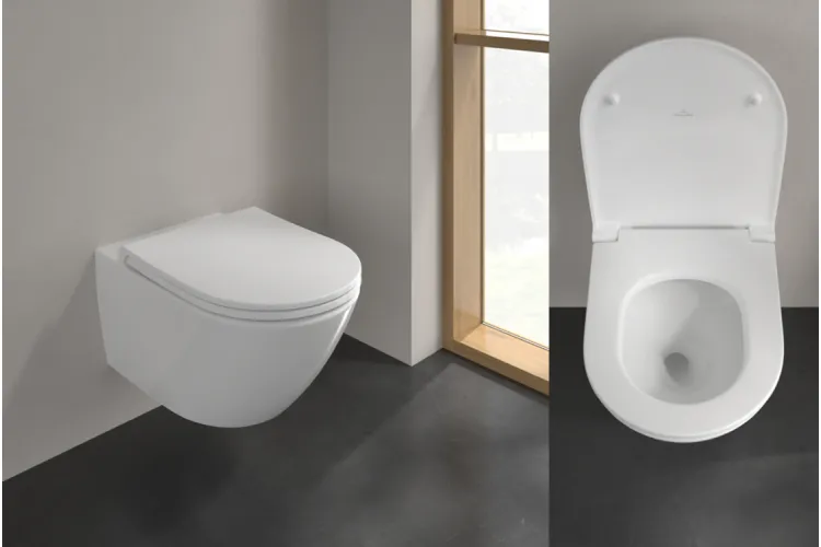 SUBWAY 3.0 Унітаз підвісний Rimless TwistFlush 56 см + сидіння 8M60S1T1 AntiBac (4670T9R1) зображення 3