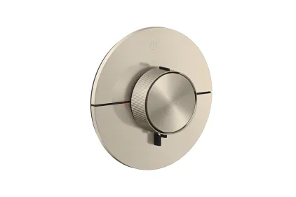 Термостат прихованого монтажу ShowerSelect ID Round на 1 функцію, Brushed Nickel (36756820)