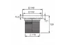 Верхня вставка "plate II" для каналу TECEdrainpoint S 150мм (3660011) зображення 3
