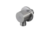 ROUND INOX, Підвід води настінний, brushed titanium (100281181)