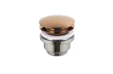 Донний клапан для умивальника універсальний (clicker), copper (100291446)