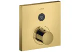 Термостат на 1 споживач Axor ShowerSelect Square прихований монтаж, Polished Gold Optic 36714990