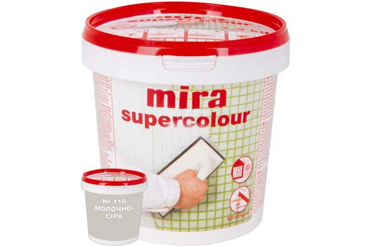 Затирка для швів mira supercolour №116 (2 кг)  image 1