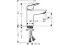 Змішувач Logis 100 для умивальника без донного клапана (71101000) зображення 2