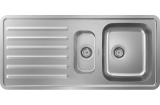 Кухонна мийка S4111-F540 на стільницю 1075х505 з сифоном (43342800) Stainless Steel
