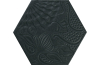 GAUDI BLACK 22x25 (шестигранник) (плитка для підлоги і стін) image 1