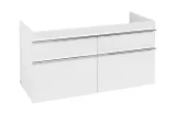 VENTICELLO Шафа під умивальник 115.3х59х50.2 Glossy White, ручки хром (A92901DH)