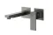 Змішувач для умивальника прихов.монтажу LOGON pvd gun metal grey 5139-810-61 
