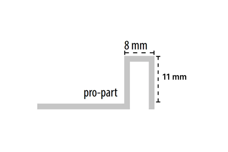 Декоративний профіль PRO-PART CAST IRON 11 mm image 6