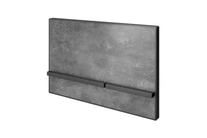 Smart-line, Кнопка змиву подвійна, з керамічною вставкою, matt black_acero concrete (100360473)