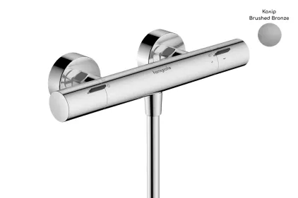 Змішувач з термостатом для душу Ecostat Fine, Brushed Bronze (13324140)