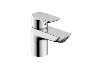 Змішувач Neovis Q 70 для умивальника з донним клапаном push-open, Chrome (71346000)