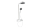 Душова система Rainfinity Showerpipe 250 1jet EcoSmart з термостатом ShowerTablet 350, Matt White (28742700)