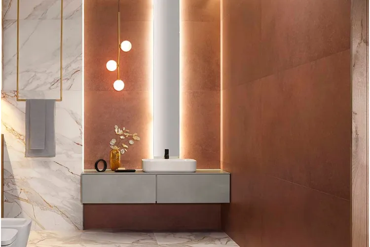 ROMA STONE CORTEN MATT RT 80х160 (плитка настінна) fQV5 image 2