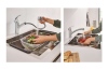 Змішувач ЄВРОСМАРТ для кухні з висувною лійкою (суперсталь) (30305DC0) image 3