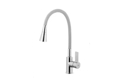 Змішувач для мийки настільний RUMBA chrome-beige 6553-925-51