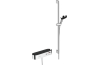 Термостат ShowerTablet Select 412 мм в комплекті з душовим  набором 90см  Chrome (24270000) зображення 1