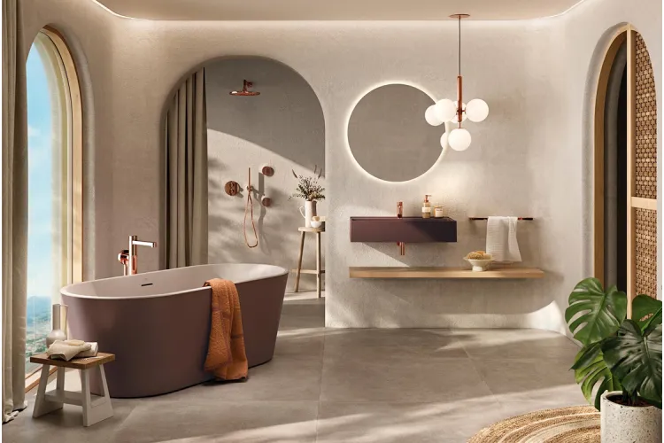 COMPLEMENTOS, Кронштейн 40 см, Rondo, для монтажу на стіні, підкл. 1/2", copper (100280750) image 2