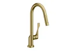 Змішувач Axor Citterio 250 2jet для кухні з витяжним виливом, Brushed Brass (39835950)