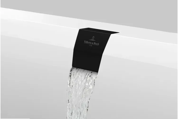 Комплект для наповнення води до ванн SQUARO EDGE Black Matt (UPCON0123-33) зображення 2