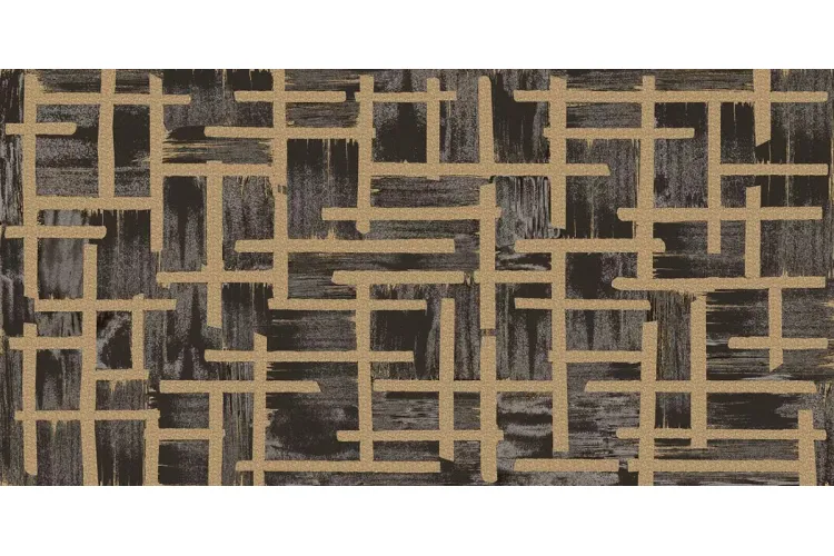 G-7194 KROMA BLACK INTERSECTION 49,75x99,55 декор (плитка настінна) image 1