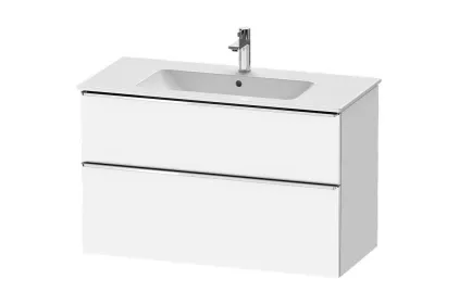 D-NEO Тумба під умивальник підвісна 101х62,5 см (DE4363010180000) White Matt, ручки хром