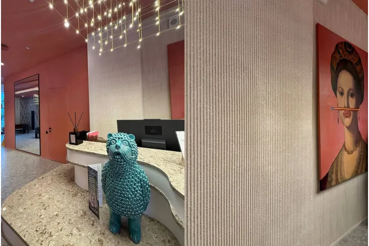 2W014 Декоративна штукатурка Marmorino Polvere Bianco зображення 2