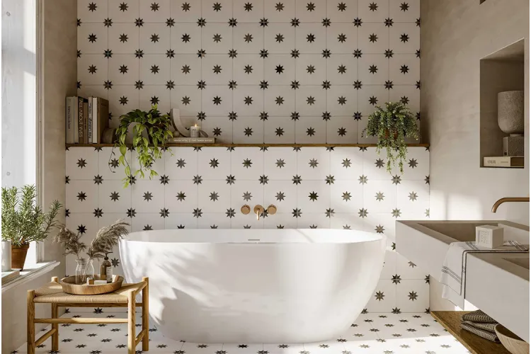 STAR WHITE 44X44 (плитка для підлоги і стін) image 2