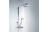 Купити Душова система Raindance Select E 300 3Jet з термостатом ShowerTablet, колір - хромований білий (27127400) фото №3