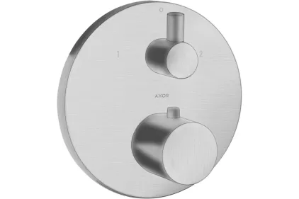 Термостат для 2-х споживачів Axor Uno, Brushed Nickel 38720820