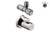 Кран кутовий Axor G 1/2"х3/8 з декоративною накладкою, Polished Black Chrome (51307330)