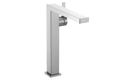 Змішувач Tecturis E 240 Fine CoolStart для умивальника з д/к Push-Open, Stainless Steel Optic (73073800)